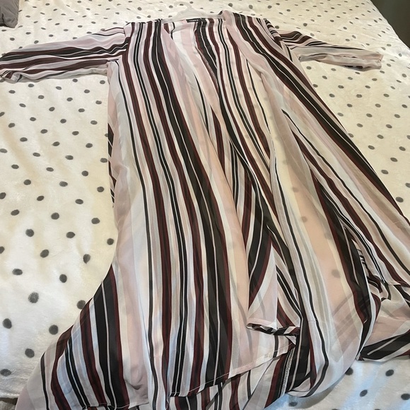 Torrid striped duster size 1/2 - Picture 5 of 6